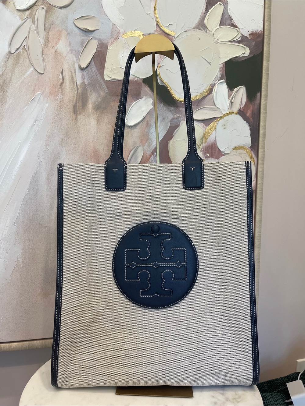 Gorgeous Tory Burch Ella Canvas Tote